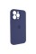 Чохол для смартфона Silicone Full Case AA Camera Protect for Apple iPhone 15 Pro Max 7,Dark Blue (FullAAi15PM-7)
