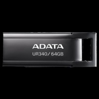 Флеш-накопичувач A-DATA USB 3.2 UR340 64Gb Black (AROY-UR340-64GBK)