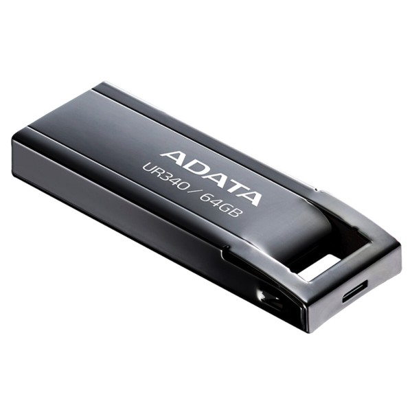 Флеш-накопичувач A-DATA USB 3.2 UR340 64Gb Black (AROY-UR340-64GBK)