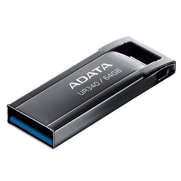 Флеш-накопичувач A-DATA USB 3.2 UR340 64Gb Black (AROY-UR340-64GBK)