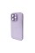 Чохол для смартфона AG Glass Matt Frame Color Logo for Apple iPhone 14 Pro Light Purple (AGMattFrameiP14PLPurple)