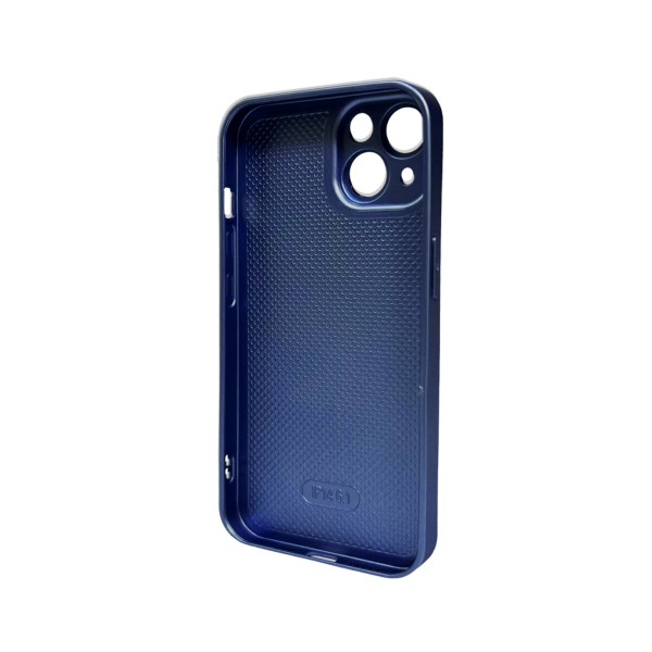 Чохол для смартфона AG Glass Matt Frame Color Logo for Apple iPhone 15 Navy Blue (AGMattFrameiP15Blue)