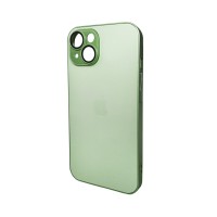 Чохол для смартфона AG Glass Matt Frame Color Logo for Apple iPhone 15 Light Green (AGMattFrameiP15LGreen)
