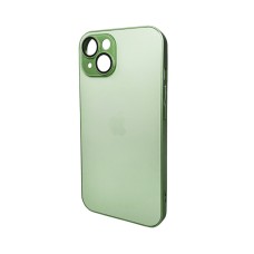 Чохол для смартфона AG Glass Matt Frame Color Logo for Apple iPhone 15 Light Green (AGMattFrameiP15LGreen)