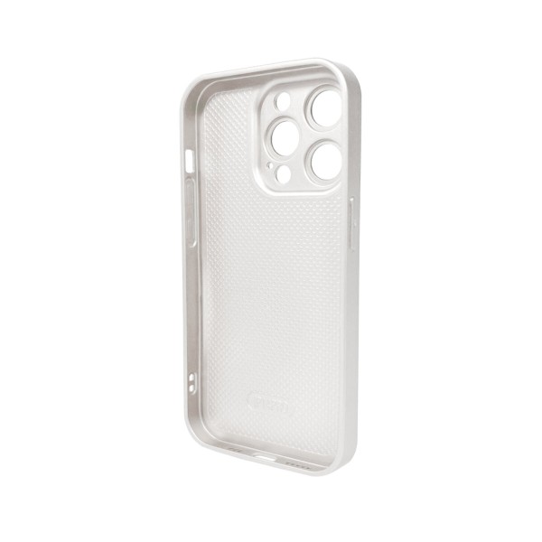 Чохол для смартфона AG Glass Matt Frame Color Logo for Apple iPhone 15 Pro Pearly White (AGMattFrameiP15PWhite)