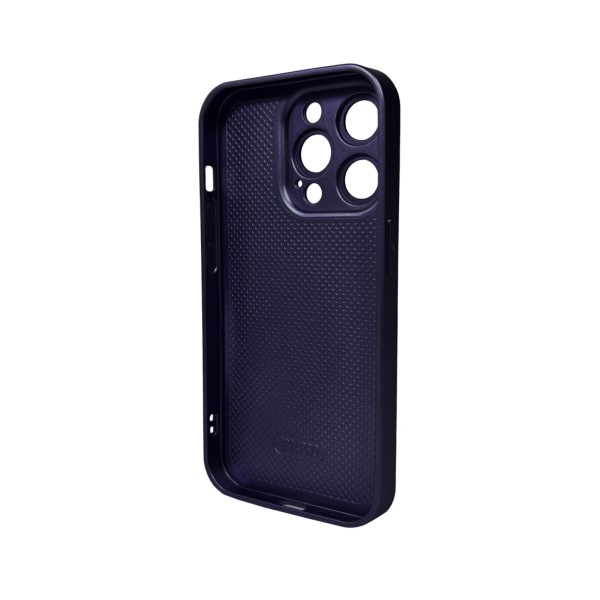 Чохол для смартфона AG Glass Matt Frame Color Logo for Apple iPhone 15 Pro Deep Purple (AGMattFrameiP15PPurple)