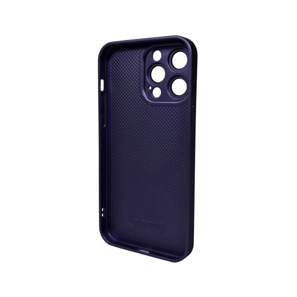 Чохол для смартфона AG Glass Matt Frame Color Logo for Apple iPhone 15 Pro Max Deep Purple (AGMattFrameiP15PMPurple)