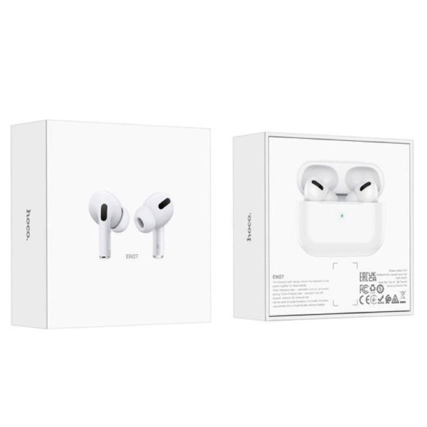 Бездротові навушники HOCO EW27 True wireless stereo headset White (6931474779915)