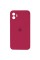 Чохол для смартфона Silicone Full Case AA Camera Protect for Apple iPhone 11 35,Maroon (FullAAi11-35)