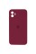 Чохол для смартфона Silicone Full Case AA Camera Protect for Apple iPhone 11 47,Plum (FullAAi11-47)