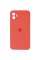 Чохол для смартфона Silicone Full Case AA Camera Protect for Apple iPhone 12 18,Peach (FullAAi12-18)