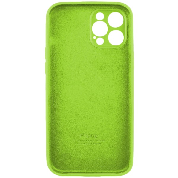 Чохол для смартфона Silicone Full Case AA Camera Protect for Apple iPhone 12 Pro 24,Shiny Green (FullAAi12P-24)