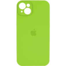Чохол для смартфона Silicone Full Case AA Camera Protect for Apple iPhone 15 24,Shiny Green (FullAAi15-24)