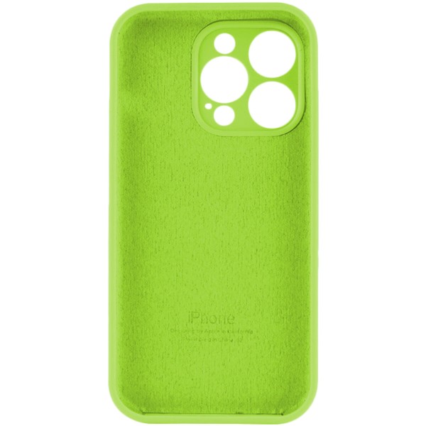 Чохол для смартфона Silicone Full Case AA Camera Protect for Apple iPhone 15 Pro 24,Shiny Green (FullAAi15P-24)