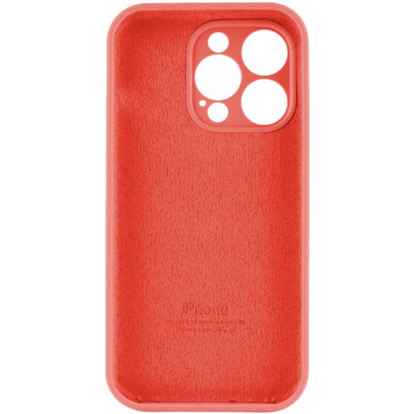 Чохол для смартфона Silicone Full Case AA Camera Protect for Apple iPhone 15 Pro Max 18,Peach (FullAAi15PM-18)