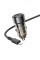 Автомобільний зарядний пристрій BOROFONE BZ20 Smart 38W dual port PD20W+QC3.0 car charger set(C to iP) Transparent Black (BZ20CLTB)