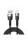 Кабель Essager Colorful LED USB Cable Fast Charging 2.4A USB-A to Lightning 1m black (EXCL-XCD01) (EXCL-XCD01)
