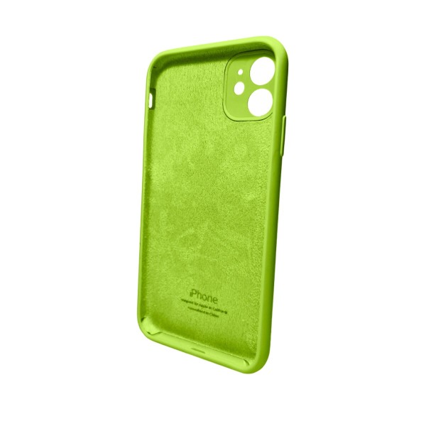 Чохол для смартфона Silicone Full Case AA Camera Protect for Apple iPhone 11 кругл 24,Shiny Green (FullAAKPi11-24)