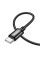 Кабель HOCO X89 Wind 60W charging data cable Type-C to Type-C Black (6931474784384)