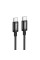 Кабель HOCO X89 Wind 60W charging data cable Type-C to Type-C Black (6931474784384)