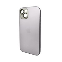 Чохол для смартфона AG Glass Matt Frame Color Logo for Apple iPhone 15 Titanium Grey (AGMattFrameiP15Grey)