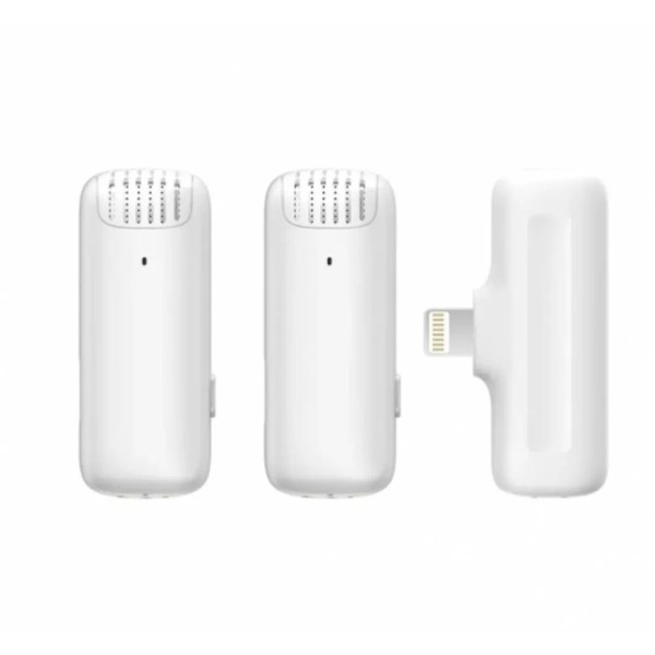 Бездротова мікрофонна система Ulanzi Vijim J12 Wireless Lavalier Microphone System (Lightning Apple interface ) (UV-3097 J12 white) (UV-3097)
