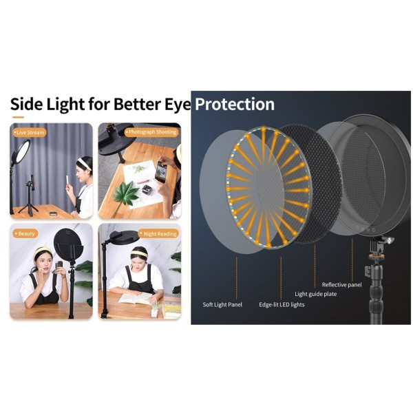 Відеосвітло Ulanzi Vijim 10inch streaming key light (UV-2591 K13) (UV-2591)