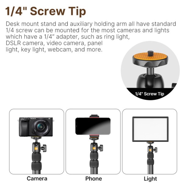 Штатив-тримач Ulanzi Vijim Desktop Extendable Light Stand (UV-2487 LS02) (UV-2487)
