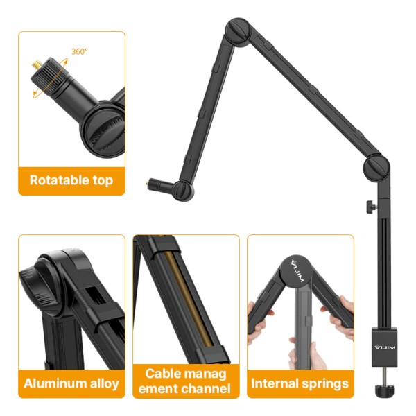 Штатив-тримач Ulanzi Vijim microphone boom arm (UV-2806 LS24) (UV-2806)
