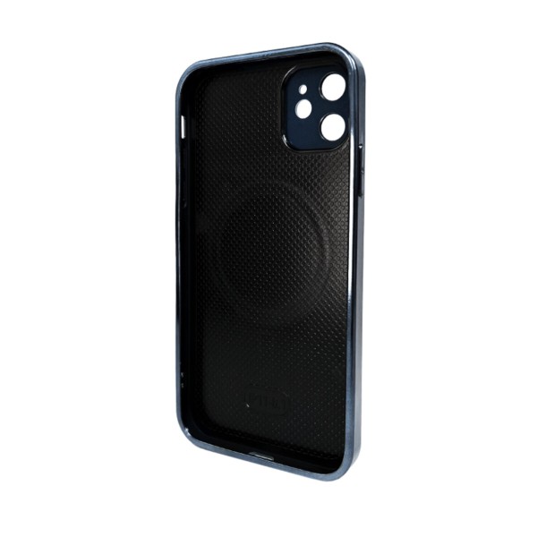 Чохол для смартфона AG Glass Sapphire Frame MagSafe Logo for Apple iPhone 12 Gun Grey (AGSappiFRP12Grey)