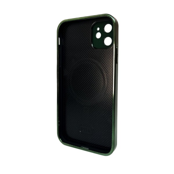 Чохол для смартфона AG Glass Sapphire Frame MagSafe Logo for Apple iPhone 12 Cangling Green (AGSappiFRP12Green)