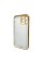 Чохол для смартфона AG Glass Sapphire Frame MagSafe Logo for Apple iPhone 12 Pro Gold (AGSappiFRP12PGold)