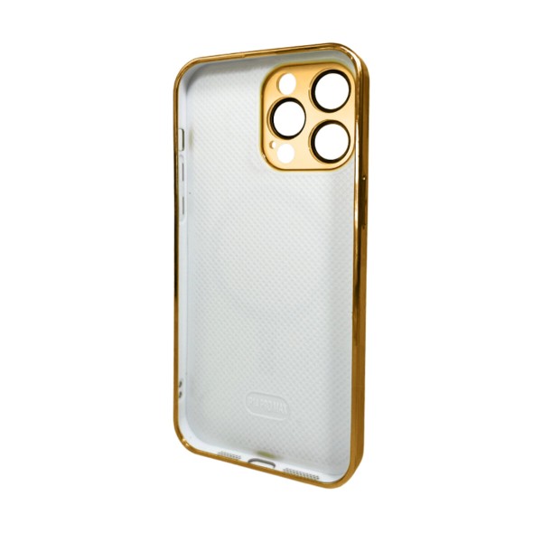 Чохол для смартфона AG Glass Sapphire Frame MagSafe Logo for Apple iPhone 12 Pro Gold (AGSappiFRP12PGold)