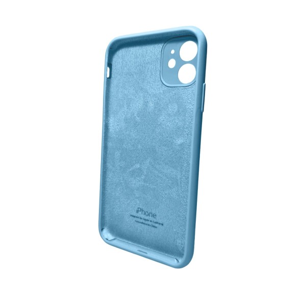 Чохол для смартфона Silicone Full Case AA Camera Protect for Apple iPhone 11 Pro Max кругл 44,Light Blue (FullAAKPi11PM-44)
