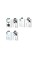 Бездротові навушники Usams US14 Dual-mic ENC Earbuds--US Series BT 5.3 Black (BHUUS01)
