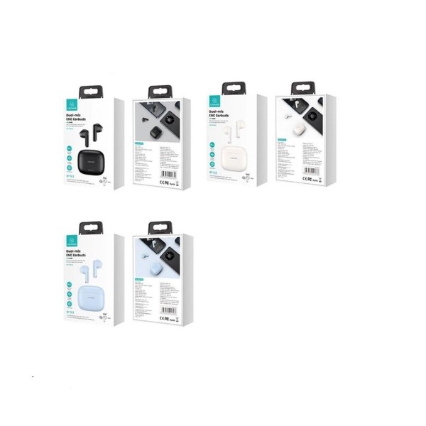 Бездротові навушники Usams US14 Dual-mic ENC Earbuds--US Series BT 5.3 Black (BHUUS01)