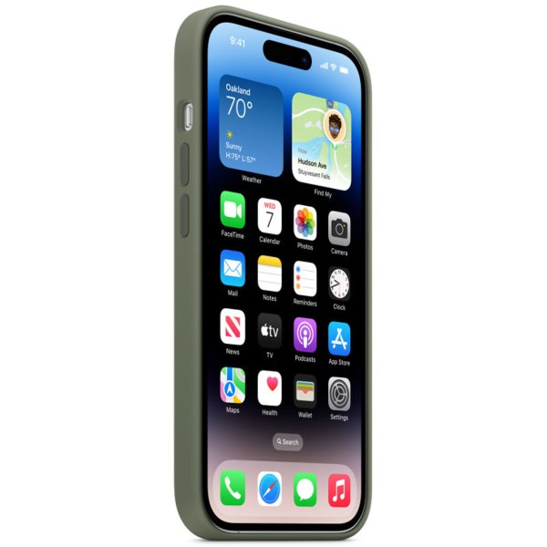 Чохол для смартфона Silicone Full Case AAA MagSafe IC for iPhone 14 Olive (Orig14Olive)
