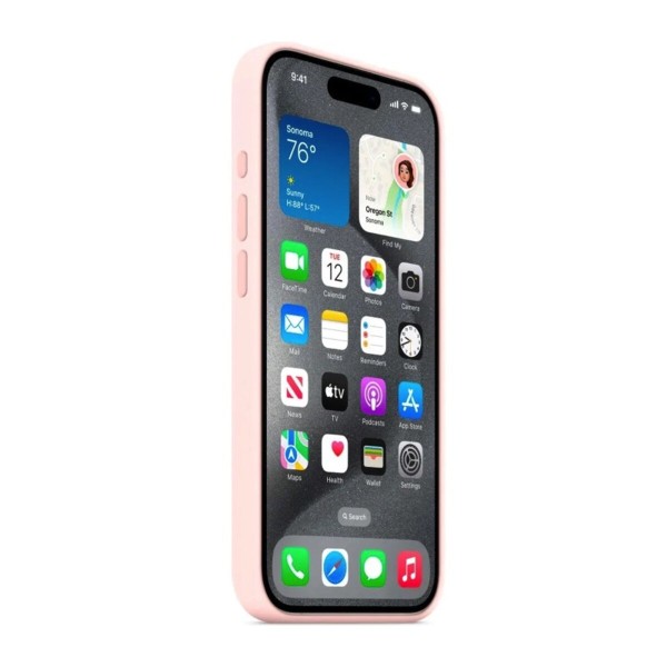 Чохол для смартфона Silicone Full Case AAA MagSafe IC for iPhone 15 Pro Max Pink (Orig15PMPink)