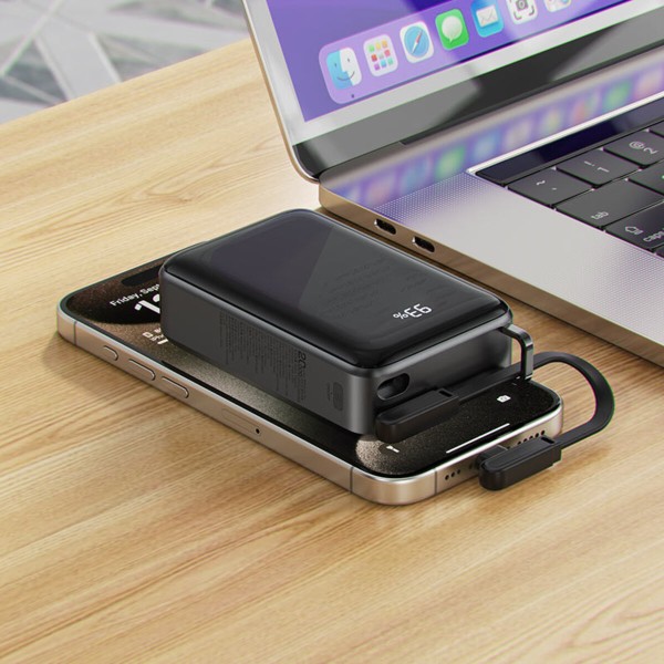 Зовнішній акумулятор ACEFAST M4 PD67W power bank 20000mAh Black (AFM4B)