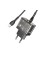 Мережевий зарядний пристрій HOCO N34 Dazzling dual-port PD20W+QC3.0 charger set(Type-C to Type-C) Transparent Black (6931474799180)