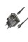 Мережевий зарядний пристрій HOCO N34 Dazzling dual-port PD20W+QC3.0 charger set(Type-C to Type-C) Transparent Black (6931474799180)