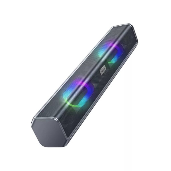 Портативна колонка HOCO BS49 Dazzling sound desktop wireless speaker Metal Gray (6931474766274)