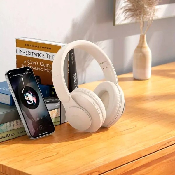 Бездротові навушники HOCO W45 Enjoy BT headset Milky White (6942007601214)