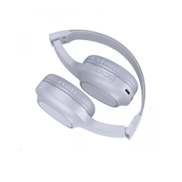Бездротові навушники HOCO W46 Charm BT headset Light Blue Gray (6942007601719)