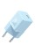 Мережевий зарядний пристрій Baseus GaN5 Fast Charger(mini) 1C 20W EU Blue (CCGN050103)