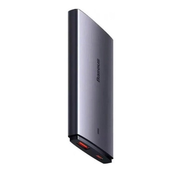 Мережевий зарядний пристрій Baseus GaN5 Pro Ultra-Slim Fast Charger C+U 65W Gray((With Mini White Cable Type-C to Type-C 100W(20V/5A) 1m Black) (CCGP150113)