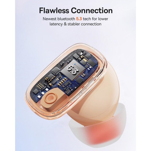 Бездротові навушники Baseus AirNora 2 True Wireless Earphones Gradient Orange (NGTW320207)