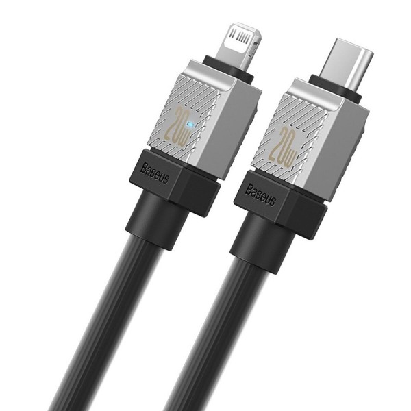 Кабель Baseus CoolPlay Series Fast Charging Cable Type-C to iP 20W 2m Black (CAKW000101)