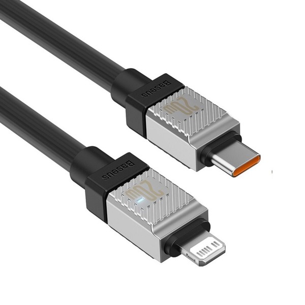 Кабель Baseus CoolPlay Series Fast Charging Cable Type-C to iP 20W 2m Black (CAKW000101)