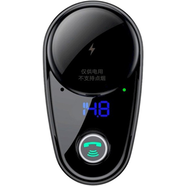 АЗП з FM-модулятором Baseus S-06 Car Bluetooth MP3 Player Black (CCHC000001)